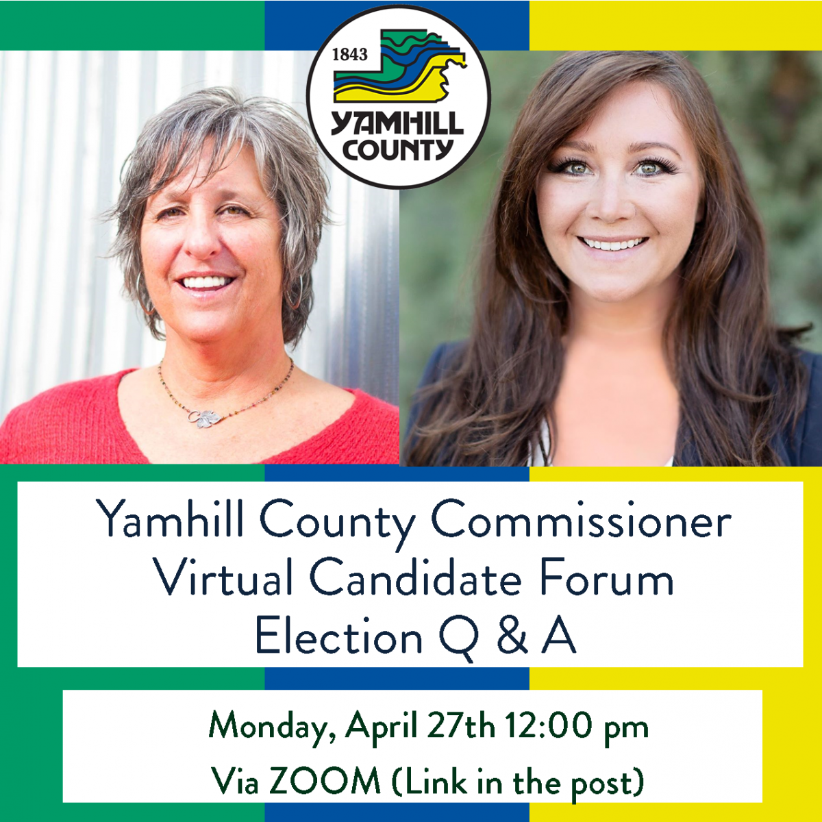 The Yamhill County Commissioner Virtual Candidate Forum Chehalem